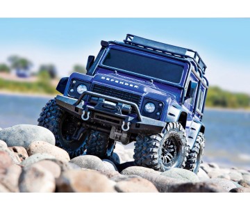 Traxxas TRX4 Land Rover Defender 1/10 Crawler, XL-5 HV, Titan 12T Blue