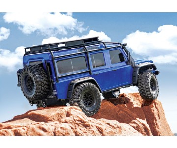 Traxxas TRX4 Land Rover Defender 1/10 Crawler, XL-5 HV, Titan 12T Blue
