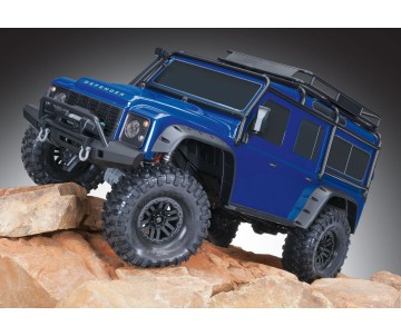 Traxxas TRX4 Land Rover Defender 1/10 Crawler, XL-5 HV, Titan 12T Blue