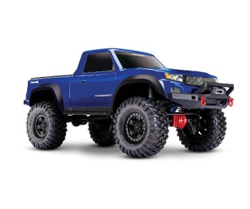 Traxxas TRX-4 Sport 1/10 4WD Electric Truck with TQ 2.4GHz Radio System, clipless (requires battery and charger) - Blue