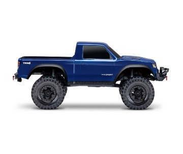 Traxxas TRX-4 Sport 1/10 4WD Electric Truck with TQ 2.4GHz Radio System, clipless (requires battery and charger) - Blue Traxxas TRX-4 Sport 1/10 4WD Electric Truck with TQ 2.4GHz Radio System, clipless (requires battery and charger) - Blue