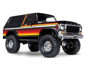 Traxxas TRX-4 Scale and Trail Crawler with 1979 Ford Bronco Clipless Body: 4WD Electric Truck with TQi Traxxas Link Enabled 2.4GHz Radio System (Requires Battery and Charger (Sold Separately) - Sun