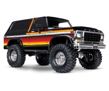 Traxxas TRX-4 Scale and Trail Crawler with 1979 Ford Bronco Clipless Body: 4WD Electric Truck with TQi Traxxas Link Enabled 2.4GHz Radio System (Requires Battery and Charger (Sold Separately) - Sun Traxxas TRX-4 Scale and Trail Crawler with 1979 Ford Bronco Clipless Body: 4WD Electric Truck with TQi Traxxas Link Enabled 2.4GHz Radio System (Requires Battery and Charger (Sold Separately) - Sun