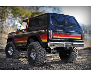 Traxxas TRX-4 Scale and Trail Crawler with 1979 Ford Bronco Clipless Body: 4WD Electric Truck with TQi Traxxas Link Enabled 2.4GHz Radio System (Requires Battery and Charger (Sold Separately) - Sun