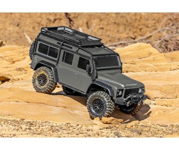 Traxxas TRX-4 Scale and Trail 1/10 4WD Electric Truck with Land Rover Defender Body, Clipless Mounting (requires battery and charger) - Green