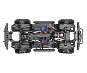 Traxxas TRX-4 Scale and Trail 1/10 4WD Electric Truck with Land Rover Defender Body, Clipless Mounting (requires battery and charger) - Green