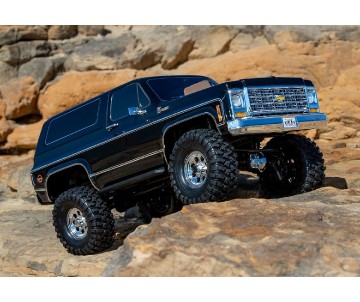 Traxxas TRX-4 Scale and Trail Crawler with 1979 Chevrolet Blazer Clipless Body: 4WD Electric Truck with TQi Traxxas Link Enabled 2.4GHz Radio System (Requires Battery and Charger (Sold Separately) - Black Traxxas TRX-4 Scale and Trail Crawler with 1979 Chevrolet Blazer Clipless Body: 4WD Electric Truck with TQi Traxxas Link Enabled 2.4GHz Radio System (Requires Battery and Charger (Sold Separately) - Black