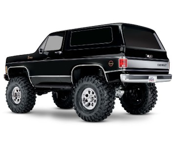 Traxxas TRX-4 Scale and Trail Crawler with 1979 Chevrolet Blazer Clipless Body: 4WD Electric Truck with TQi Traxxas Link Enabled 2.4GHz Radio System (Requires Battery and Charger (Sold Separately) - Black Traxxas TRX-4 Scale and Trail Crawler with 1979 Chevrolet Blazer Clipless Body: 4WD Electric Truck with TQi Traxxas Link Enabled 2.4GHz Radio System (Requires Battery and Charger (Sold Separately) - Black