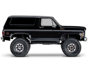 Traxxas TRX-4 Scale and Trail Crawler with 1979 Chevrolet Blazer Clipless Body: 4WD Electric Truck with TQi Traxxas Link Enabled 2.4GHz Radio System (Requires Battery and Charger (Sold Separately) - Black