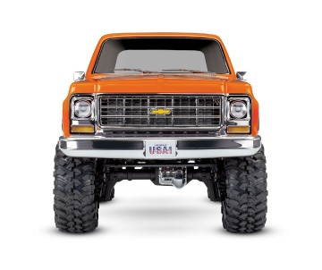 Traxxas TRX-4 Scale and Trail Crawler with 1979 Chevrolet Blazer Clipless Body: 4WD Electric Truck with TQi Traxxas Link Enabled 2.4GHz Radio System  (Requires Battery and Charger -Sold Separately) - Orange