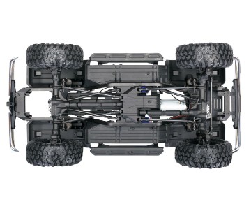 Traxxas TRX-4 Scale and Trail Crawler with 1979 Chevrolet Blazer Clipless Body: 4WD Electric Truck with TQi Traxxas Link Enabled 2.4GHz Radio System  (Requires Battery and Charger -Sold Separately) - Orange