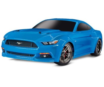 Traxxas Ford Mustang GT: 1/10 Scale AWD Supercar with TQ 2.4GHz radio system - Grabber Blue
