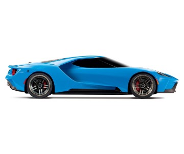 Traxxas Ford GT: 1/10 Scale AWD Supercar with TQi Traxxas Link Enabled 2.4GHz Radio System & Traxxas Stability Management (TSM) - BlueX
