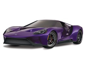 Traxxas Ford GT: 1/10 Scale AWD Supercar with TQi Traxxas Link Enabled 2.4GHz Radio System & Traxxas Stability Management (TSM) - Purple
