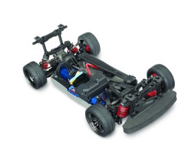 Traxxas 4-Tec 2.0 VXL AWD Chassis-Only: 1/10 Scale AWD On-Road, Fully-Assembled, Waterproof, TQi 2.4GHz Radio System, Traxxas Stability Management, VXL-3s Electronic Speed Control. Requires: 200mm Body, Battery and Charger