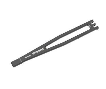 Traxxas Battery hold-down, 6061-T6 aluminum (gray-anodized)