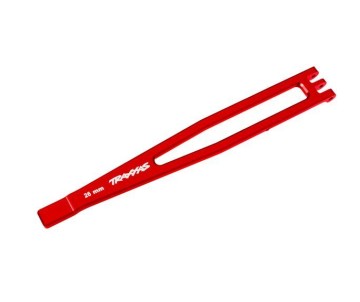 Traxxas Battery hold-down, 6061-T6 aluminum (red-anodized)