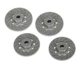 Traxxas Wheel hubs, hex (disc brake rotors) (4)