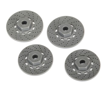 Traxxas Wheel hubs, hex (disc brake rotors) (4)