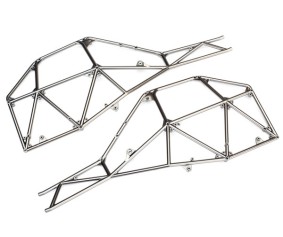Traxxas Tube chassis, side section (left & right) (satin black chrome-plated)