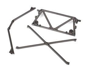Traxxas Tube chassis, center support/ cage top/ rear cage support