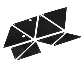 Traxxas Tube chassis, inner panels (front (2)/ middle (4)/ rear (2))