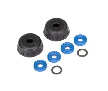 Traxxas Double seal kit, GTR shocks (x-rings (4)/ 4x6x0.5mm PTFE-coated washers (2)/ bottom caps (2)) (renews 2 shocks)