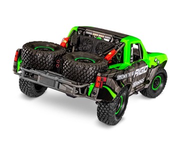 Traxxas Unlimited Desert Racer: Pro-Scale 4WD race truck. Ready-To-Race with Traxxas Stability Management, TQi 2.4GHz radio system, VXL-6s brushless power system, factory-installed LED Lighting, and licensed race replica painted body. - Rigid Industries E