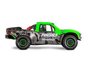 Traxxas Unlimited Desert Racer: Pro-Scale 4WD race truck. Ready-To-Race with Traxxas Stability Management, TQi 2.4GHz radio system, VXL-6s brushless power system, factory-installed LED Lighting, and licensed race replica painted body. - Rigid Industries E