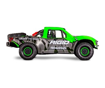 Traxxas Unlimited Desert Racer: Pro-Scale 4WD race truck. Ready-To-Race with Traxxas Stability Management, TQi 2.4GHz radio system, VXL-6s brushless power system, factory-installed LED Lighting, and licensed race replica painted body. - Rigid Industries E