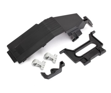 Traxxas Battery door/ battery strap/ retainers (2)/ latch