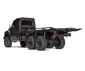 TraxxasTRX-6 Ultimate RC Hauler: 1/10 Scale 6X6 Electric Flatbed Truck. Ready-to-Drive with TQi Traxxas Link Enabled 2.4GHz Radio System, XL-5 HV ESC (fwd/rev) and Pro Scale Winch, Black