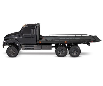 TraxxasTRX-6 Ultimate RC Hauler: 1/10 Scale 6X6 Electric Flatbed Truck. Ready-to-Drive with TQi Traxxas Link Enabled 2.4GHz Radio System, XL-5 HV ESC (fwd/rev) and Pro Scale Winch, Black
