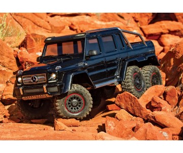 Traxxas Mercedes-Benz G 63 AMG TRX6 6x6 1/10 Crawler, XL-5 HV, LED Lights, Black