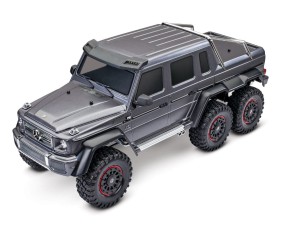 Traxxas Mercedes-Benz G 63 AMG TRX6 6x6 1/10 Crawler, XL-5 HV, LED Lights, Silver