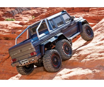 Traxxas Mercedes-Benz G 63 AMG TRX6 6x6 1/10 Crawler, XL-5 HV, LED Lights, Silver