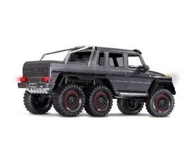 Traxxas TRX-6 Scale and Trail Crawler with Mercedes-Benz® G 63® AMG Clipless Body: 6X6 Electric Trail Truck with TQi™ Traxxas Link™ Enabled 2.4GHz Radio System - Silver