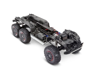 Traxxas TRX-6 Scale and Trail Crawler with Mercedes-Benz® G 63® AMG Clipless Body: 6X6 Electric Trail Truck with TQi™ Traxxas Link™ Enabled 2.4GHz Radio System - Silver