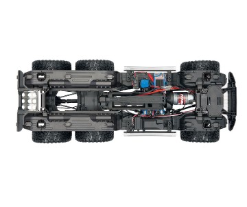 Traxxas TRX-6 Scale and Trail Crawler with Mercedes-Benz® G 63® AMG Clipless Body: 6X6 Electric Trail Truck with TQi™ Traxxas Link™ Enabled 2.4GHz Radio System - Silver