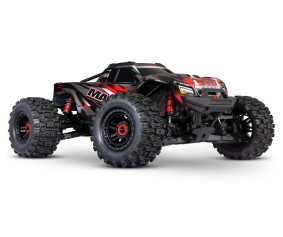 Traxxas Maxx 4S V2 - 1/10 Scale 4WD Brushless Monster Truck w/ WideMaxx Kit - Red