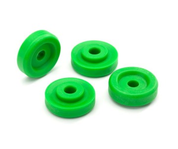 Traxxas Wheel washers, green (4)
