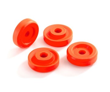 Traxxas Wheel washers, orange (4)
