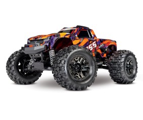 Traxxas Hoss 4X4 VXL - Orange & Purple 1/10 Scale 4WD Brushless Electric Monster Truck