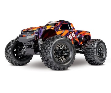 Traxxas Hoss 4X4 VXL - Orange & Purple 1/10 Scale 4WD Brushless Electric Monster Truck