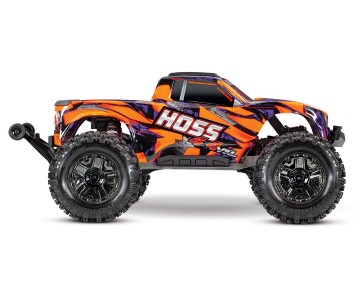 Traxxas Hoss 4X4 VXL - Orange & Purple 1/10 Scale 4WD Brushless Electric Monster Truck