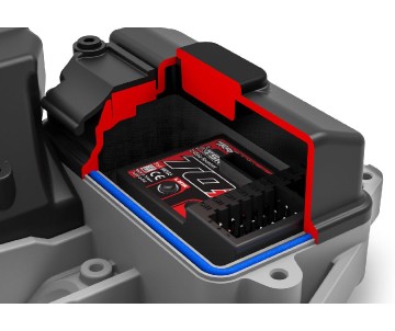 Traxxas Stampede VXL Brushless 1/10 4X4 Monster Truck with TQi™ Traxxas Link™ Enabled 2.4GHz Radio System & Traxxas Stability Management (TSM) - Blue