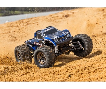 Traxxas Stampede VXL Brushless 1/10 4X4 Monster Truck with TQi™ Traxxas Link™ Enabled 2.4GHz Radio System & Traxxas Stability Management (TSM) - Blue