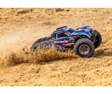 Traxxas Stampede VXL Brushless 1/10 4X4 Monster Truck with TQi™ Traxxas Link™ Enabled 2.4GHz Radio System & Traxxas Stability Management (TSM) - Orange