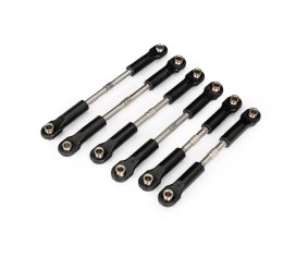 Traxxas Turnbuckle (2), camber link, front (2), camber link, rear (2), titanium