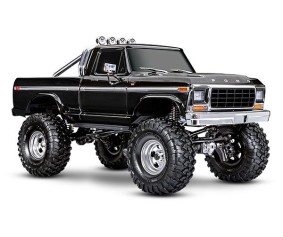 Traxxas TRX-4 Ford F-150 Ranger XLT High Trail Edition 1/10 Scale 4x4 Trail Truck, Fully-Assembled, Waterproof Electronics, Ready-To-Drive, With TQi 2.4GHz 4-Channel Radio System, XL-5 XHV Speed Control, Hi/Low Transmission, Remote Locking Differentials, 